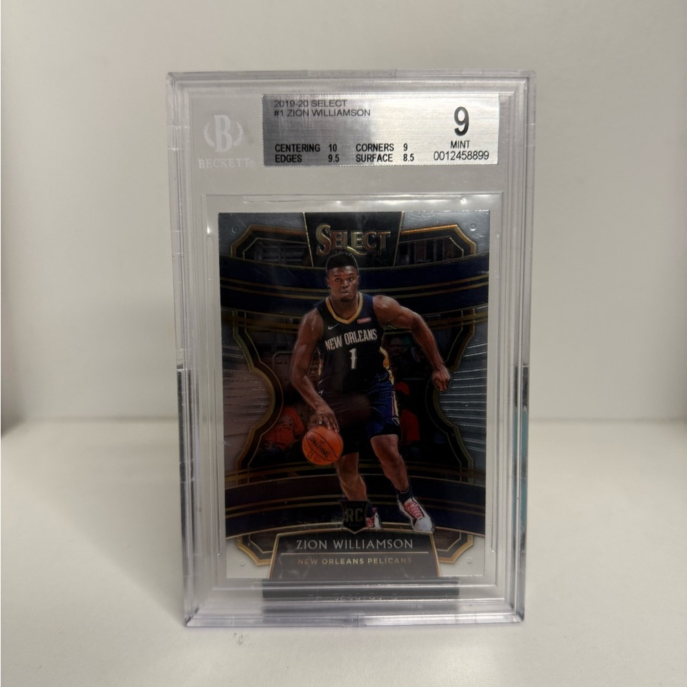Zion Williamson Select RC Basketball Card BGS 9